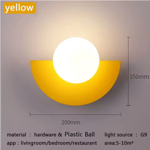 Wall Lamp – Nordic LED Ball Light for Stylish Home Decor - Samanta Factory