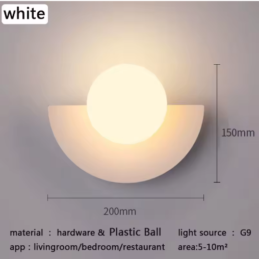 Wall Lamp – Nordic LED Ball Light for Stylish Home Decor - Samanta Factory
