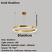 C Ring LED Pendant Light – Dimmable Nordic Hanging Lamp for Dining & Bedroom Spaces - Samanta Factory