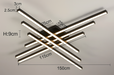 Ceiling Light – Modern Nordic Iron & Acrylic Design with LED Illumination - Samanta Factory