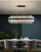Modern Luxury LED Crystal Chandelier – Dimmable Remote-Controlled Ceiling Light - Samanta Factory