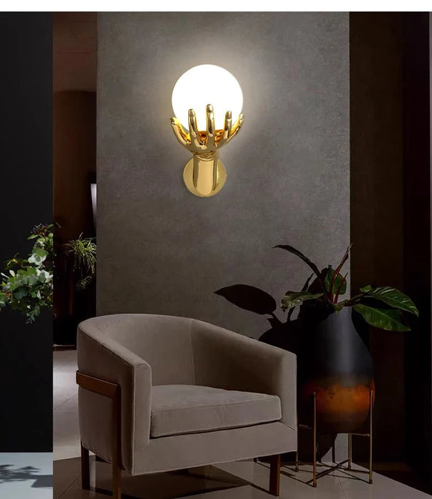 Modern Resin Wall Lamp – G9 LED Indoor Wall Light for Living Room & Bedroom SF