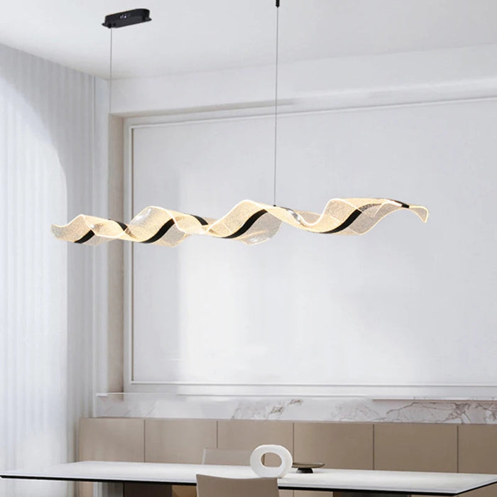 Modern LED Pendant Light – Smart Dimmable with Remote Control SF