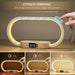 Dimmable LED Bedside Lamp – Touch Control with Wireless Charging & Clock Display - Samanta Factory