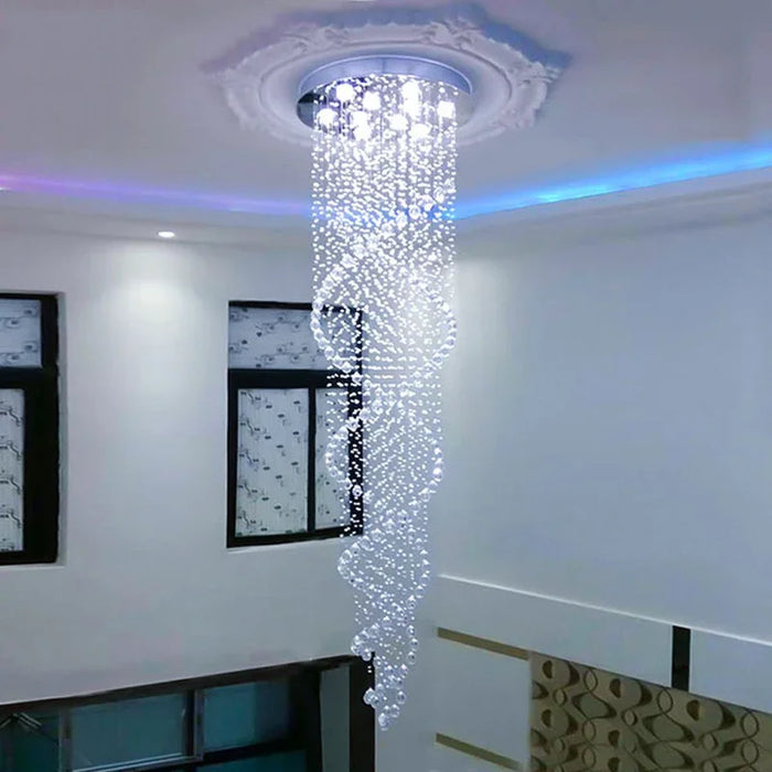 Modern LED Chandelier – Dimmable Flush Mount Ceiling Light - Samanta Factory