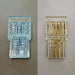 Crystal Wall Lamp – Modern Gold LED Lighting for Dining & Bedroom - Samanta Factory