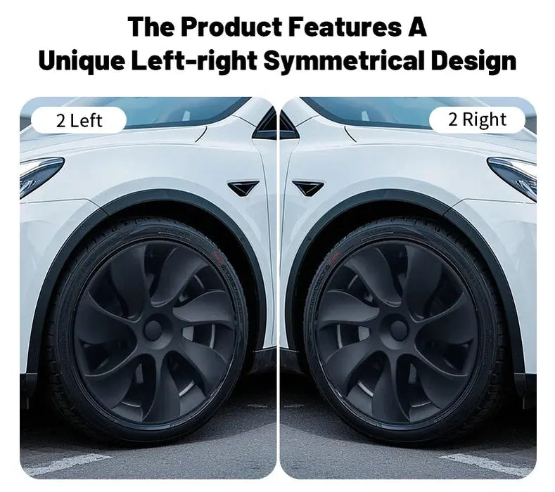 4PCS 19 Inch Cyclone Style Wheel Covers for Tesla Model Y (2020-2024) Right & Left Automobile Accessories Hubcaps Replacement - Samanta Factory