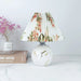 Korean Table Lamp – Vintage Pleated Fabric Shade with Ceramic Base - Samanta Factory