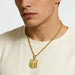 Eagle Pendant Necklace – Patriotic Unisex Chain SF