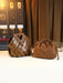 Woven Design Women Handbag, Tote Basket Bag, High-End Niche Inverted Triangle Shaped Fashion Commuter Bag, Casual Style SF