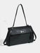 PU Leather Shoulder Bag - Lock Flap Crossbody Design SF