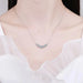 Moissanite Pendant Necklace – D-Color 1.7ct Oval Sparkle SF