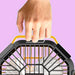 Camping Battery Fan – 10000mAh Rechargeable with LED Light & 4-Speed Wind Control - Samanta Factory