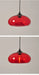 Modern Glass Pendant Light – Elegant LED Ceiling Fixture with Iron Finish - Samanta Factory