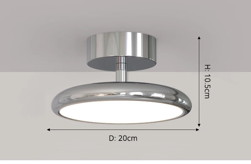 Modern Surface-Mounted Ceiling Light – Remote-Controlled LED Fixture for Bedrooms and Living - Samanta Factory