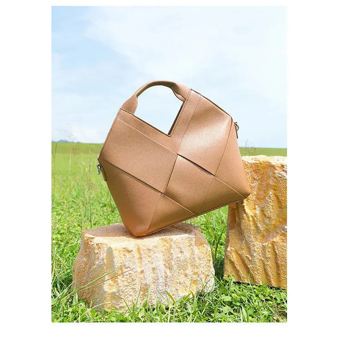 Cow Leather Shoulder Bag – Soft Satchel for Four Seasons SF