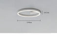 LED Ceiling Light – Modern Surface-Mounted Design with Dimmable Remote Control - Samanta Factory