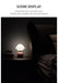Modern LED Table Lamp – Dimmable Frosted Glass Shade - Samanta Factory