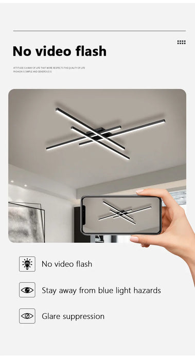LED Ceiling Light – Modern 4-Bulb Fixture for Bedroom & Foyer - Samanta Factory