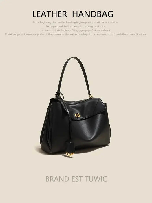 Leather Satchel Bag – Soft Casual Crossbody Style SF