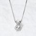 Moissanite Pendant Necklace – D-Color Round Solitaire SF