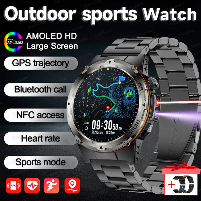 Outdoor Sports Smartwatch – 1.39″ AMOLED, GPS & Swimming Mode SF