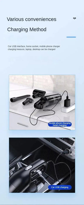 Handheld Vacuum Cleaner – High Suction Wireless Cleaning Samanta Factory