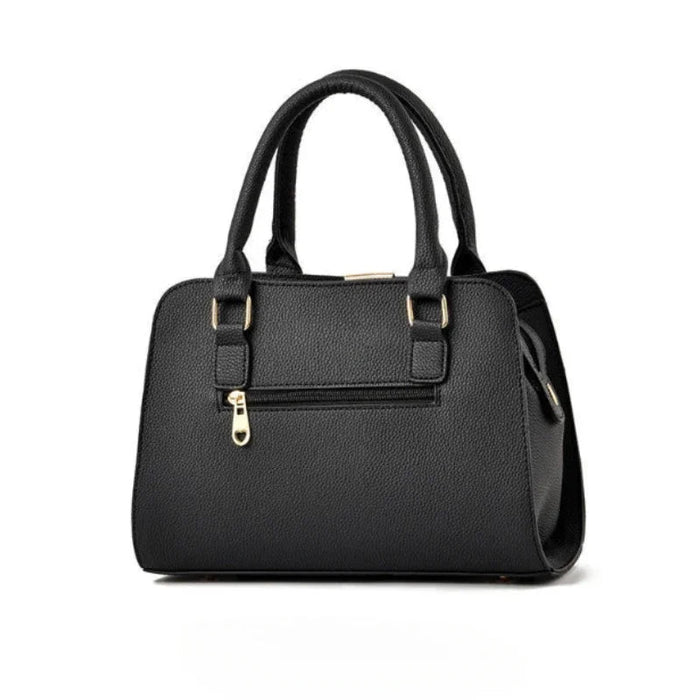 Women’s Large Capacity Boston Handbag – PU Leather Shoulder & Crossbody Tote Bag SF