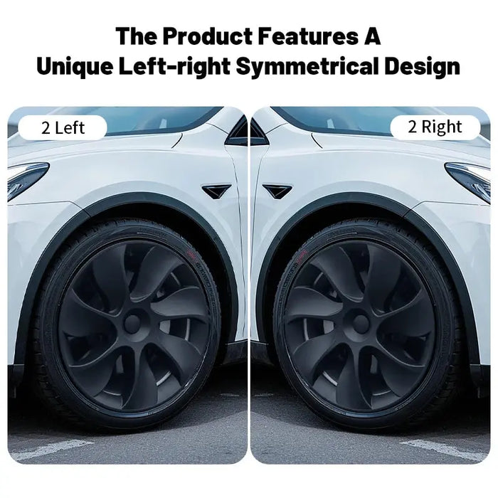 4PCS 19 Inch Cyclone Style Wheel Covers for Tesla Model Y (2020-2024) Right & Left Automobile Accessories Hubcaps Replacement - Samanta Factory