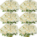 Artificial Velvet Roses – 50PCS Long-Stem Flower Bouquet SF