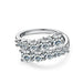 Moissanite Wedding Band – 3.26cttw Multi-Stone Sparkle SF