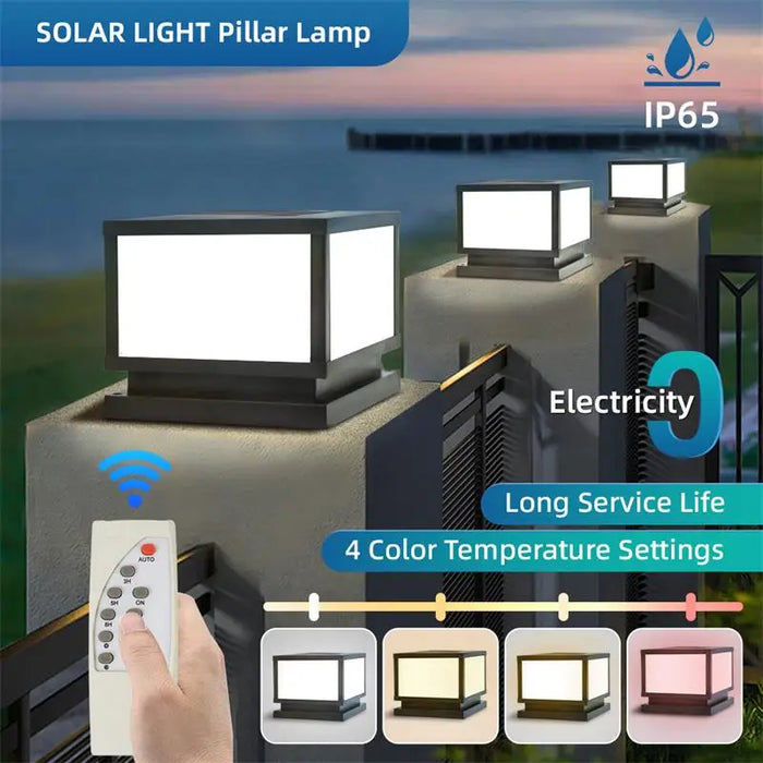 Solar LED Wall Light – Waterproof 4-Color Emergency Outdoor Lamp - Samanta Factory