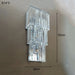 Crystal Wall Lamp – Modern Gold LED Lighting for Dining & Bedroom - Samanta Factory