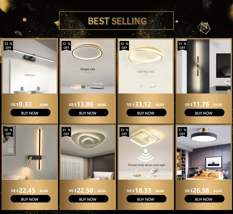 Luxury LED Ceiling Light – Modern Surface-Mounted Fixture for Living Spaces - Samanta Factory
