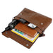 Men’s Business Satchel Bag – Slim PU Leather Shoulder Bag SF