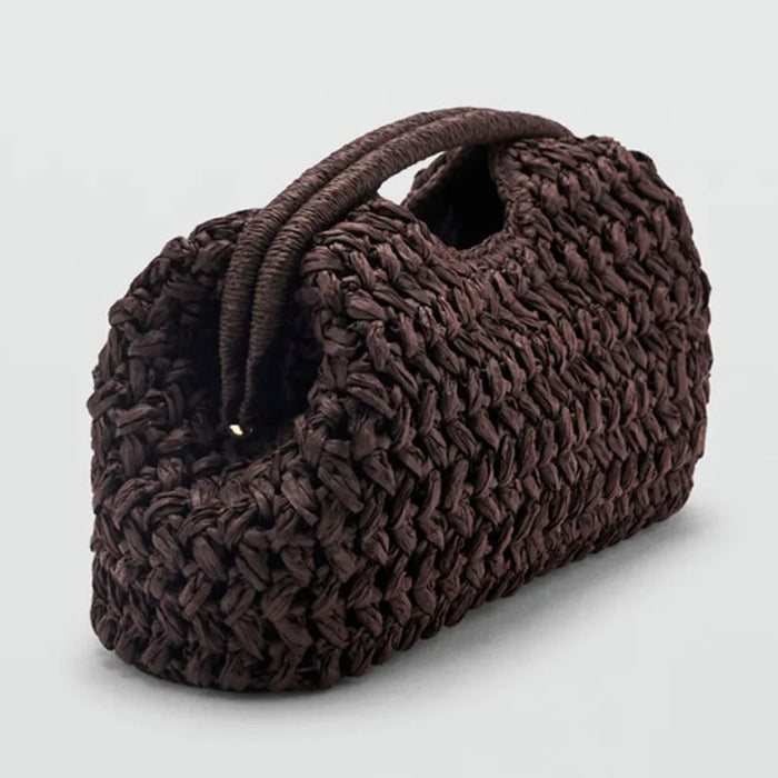 Fashionable Straw Woven Raffia Clutch Bag for Women – Summer Beach, Travel & Evening Purse SF