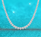 D color VVS1 moissanite water drop pendant on 925 sterling silver chain