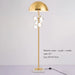 Art Deco Mushroom Lamp – Colourful Glass Globe Design for Table & Floor Lighting - Samanta Factory