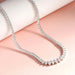 Moissanite Pendant Necklace – D-Color VVS1 Water Drop in 925 Sterling Silver SF