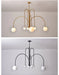 Modern LED Chandelier – Frosted Glass Pendant Light for Elegant Interiors - Samanta Factory