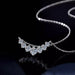 Moissanite Pendant Necklace – D Color VVS1 Sparkle in 925 Sterling Silver SF