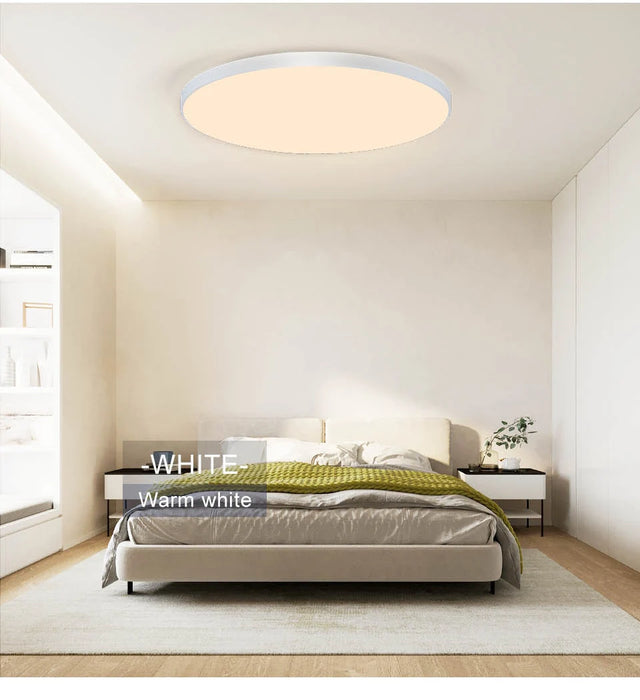 MARPOU Big Size Smart ceiling lamp led lamp for bedroom 80W ceiling lights with Remote control Dimmable led lights for room - Samanta Factory