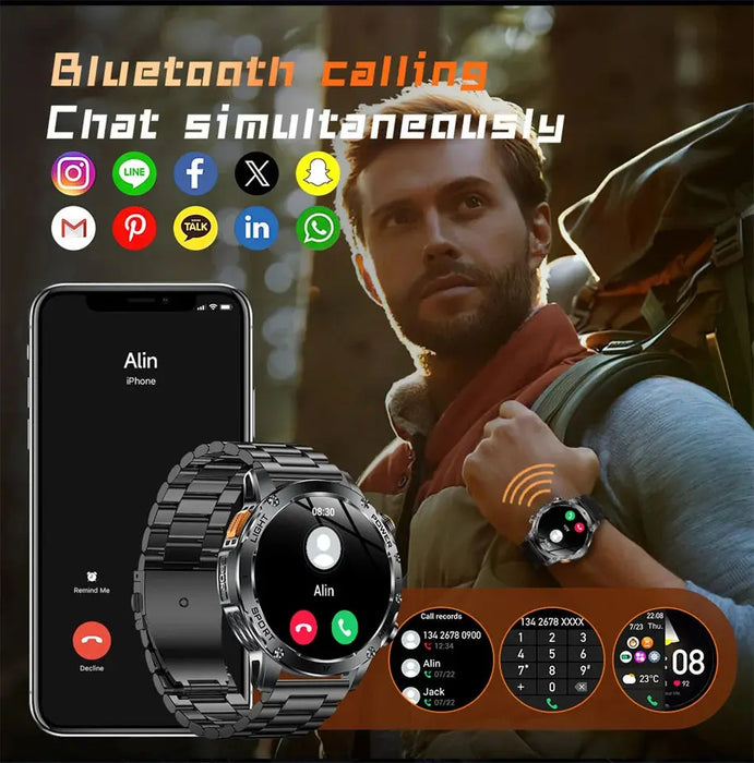Smart Watch – AMOLED Display with AI Health Tracking SF