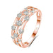 Elegant 925 Sterling Silver Moissanite Wedding & Engagement Ring for Women SF