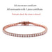 Moissanite Tennis Bracelet – 18K Gold Plated S925 Sterling Silver SF