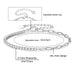 Moissanite Tennis Bracelet – 925 Sterling Silver with Certificate - Samanta Factory