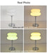 Modern Stained Glass Table Lamp – Touch Control LED Bedside Lighting - Samanta Factory