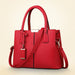 Ladies Large Tote Bag – Square Shoulder Bag, PU Leather Handbag & Crossbody for Women - Samanta Factory