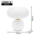 Modern LED Table Lamp – Dimmable Frosted Glass Shade - Samanta Factory