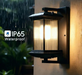 Vintage outdoor LED wall light with waterproof aluminum design and warm lighting
